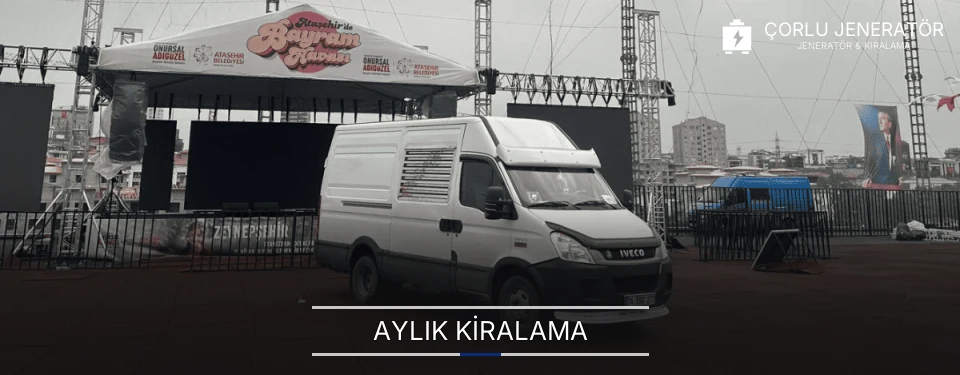 Çorlu Aylık Mobil Jeneratör Kiralama Firmaları